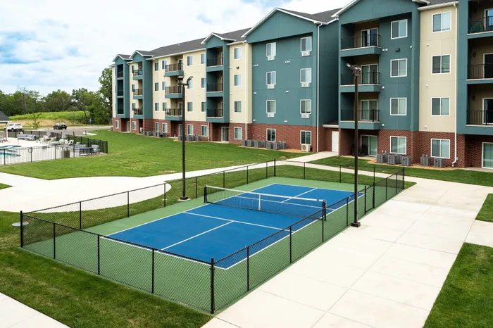 Crescent-Falls-Apartments-Joplin-Missouri-Amenities-Pickleball-Court-Patio-View