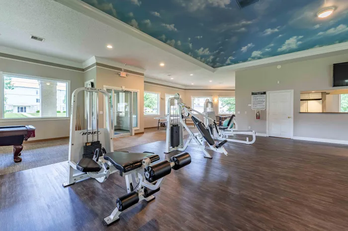 The-Abbey-Apartments-Springfield-Missouri-Amenities-Fitness-Center-Weights
