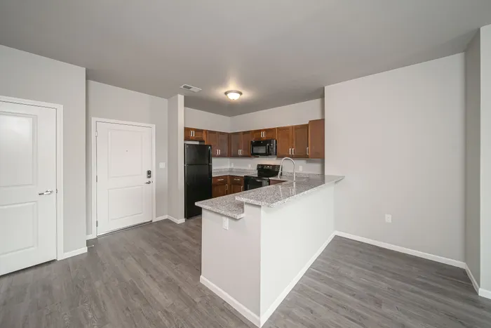 Crescent-Falls-Apartments-Joplin-Missouri-Three-Bedroom-Kitchen-Front-Entrance