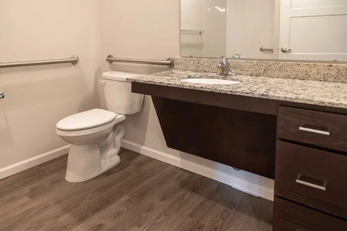 Union-Mill-Apartments-Wichita-Kansas-One-Bedroom-ADA-Wheelchair-Accessible-Bathroom-Sink