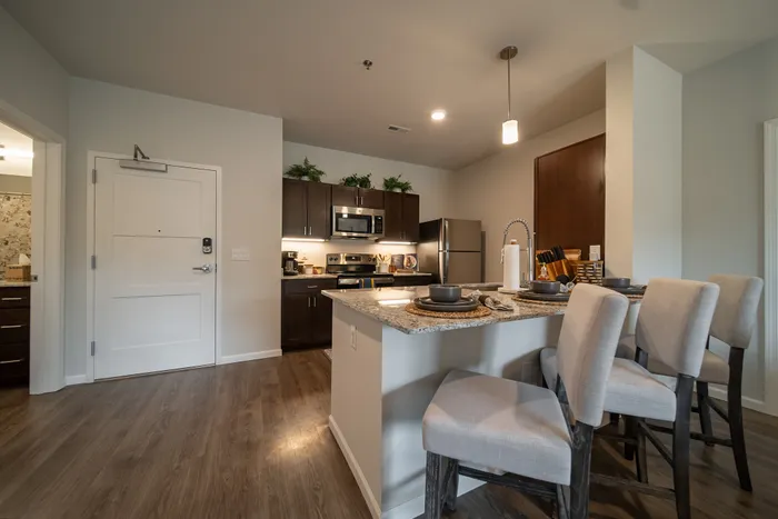Union-Mill-Apartments-Wichita-Kansas-Furnished-Two-Bedroom-Kitchen-Breakfast-Bar