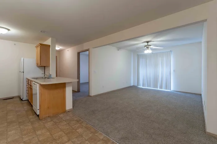 Battlefield-Park-Springfield-Missouri-Three-Bedroom-Apartment-Living-Room-Patio-Doors