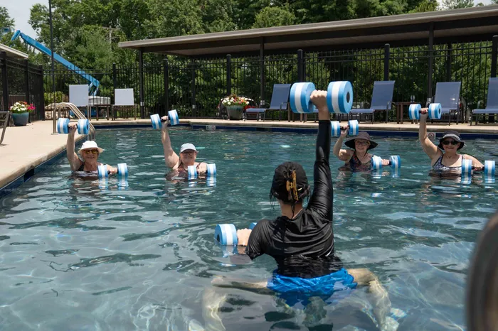 Coryell-Commons-Springfield-Missouri-55-Plus-Apartments-Amentities-Community-Water-Aerobics