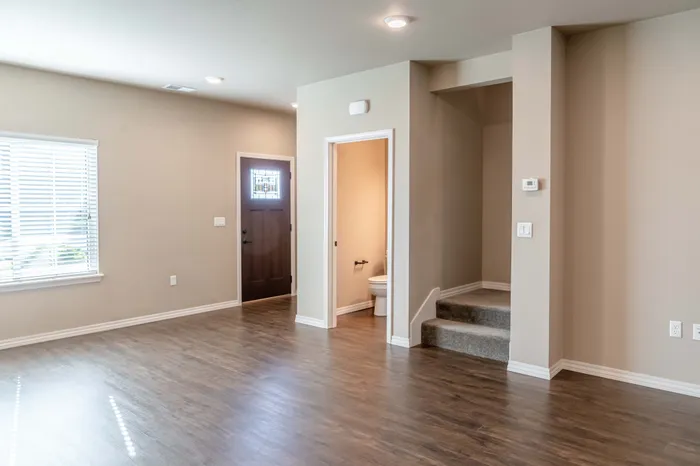 Villas-At-Verandas-South-Springfield-Missouri-Townhomes-Two-Bedroom-Unit-111-Living-Room-Front-Door