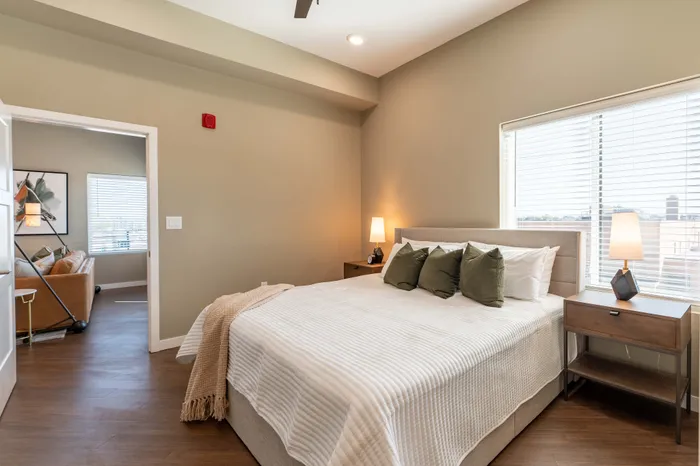 Heritage-Apartments-Springfield-Missouri-Garrison-Furnished-Two-Bed-Apartment-301-Primary-Bedroom