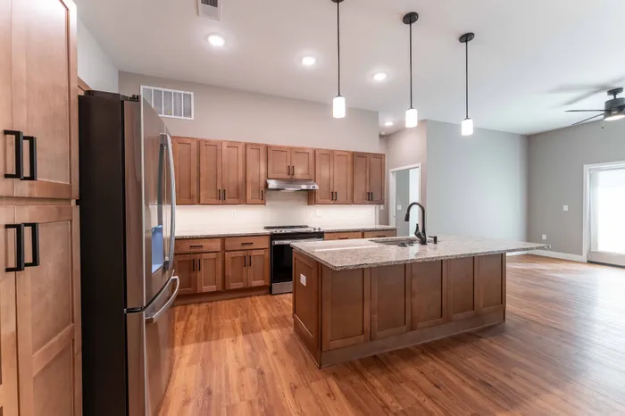 Township-28-Apartments-Springfield-Missouri-Building-H-Premium-Two-Bed-ADA-Unit-Kitchen-Entrance