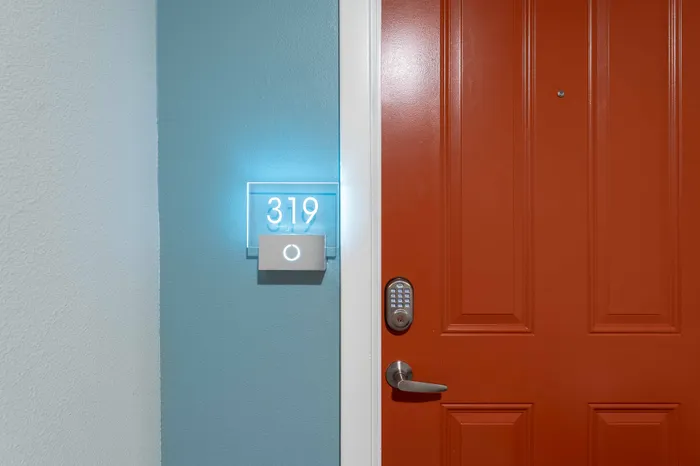 Monarch-Apartments-Springfield-Missouri-Furnished-Two-Bed-Apartment-Unit-319-Front-Door