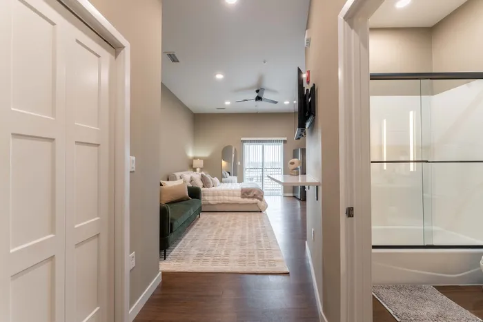 Heritage-Apartments-For-Rent-Springfield-Missouri-Furnished-Micro-Studio-Unit-405-Entrance-View