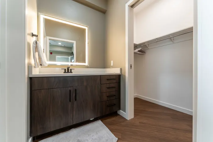 Heritage-Apartments-For-Rent-Springfield-Missouri-Furnished-Two-Bedroom-Unit-401-Primary-Bathroom-And-Closet