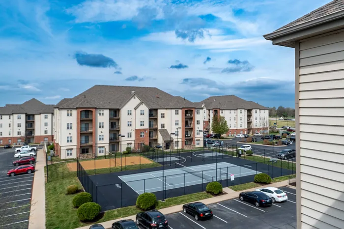 Coryell-Courts-Apartments-North-Springfield-Missouri-Amenities-Sports-Courts-Aerial-View