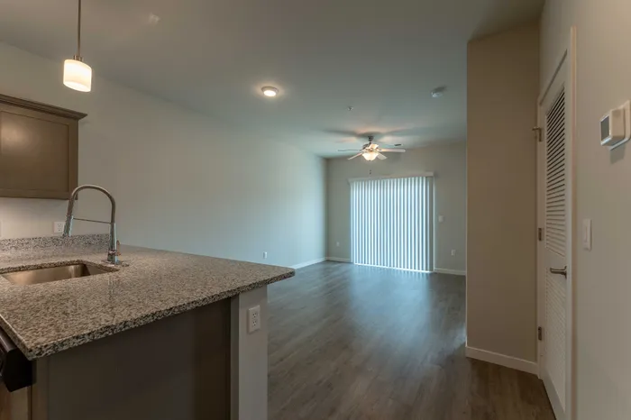 Monarch-Apartments-Springfield-Missouri-One-Bedroom-A-Living-Room-View-From-Kitchen
