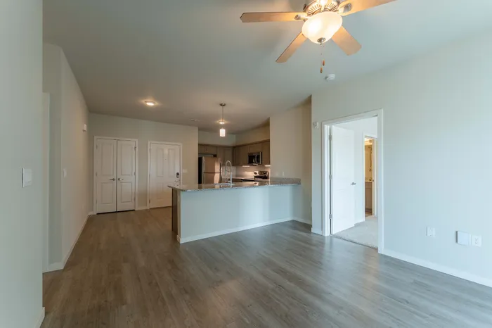 Monarch-Apartments-Springfield-Missouri-Three-Bedroom-A-Kitchen-View-From-Living-Room
