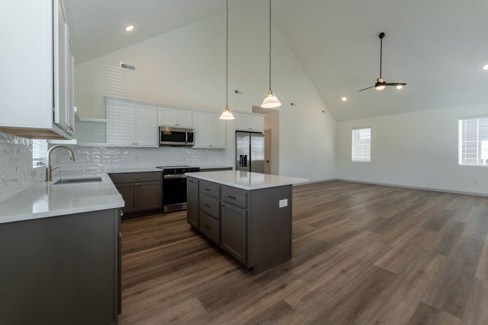 Owen-Silos-Subdivision-South-Springfield-Missouri-The-Watts-5731-Two-Bedroom-Home-Kitchen-And-Living-Room