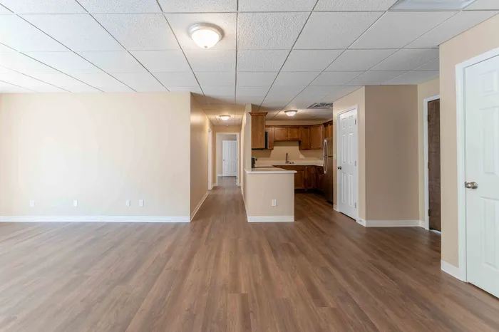 Regency-Towers-Apartments-Rountree-Neighborhood-Springfield-MO-Remodeled-2-Bedroom-Kitchen-And-Hallway