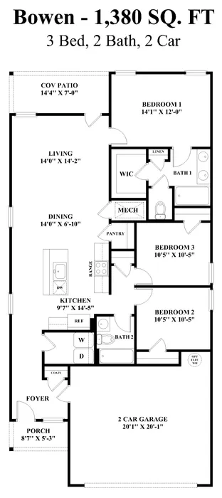 Bowen - Floorplan