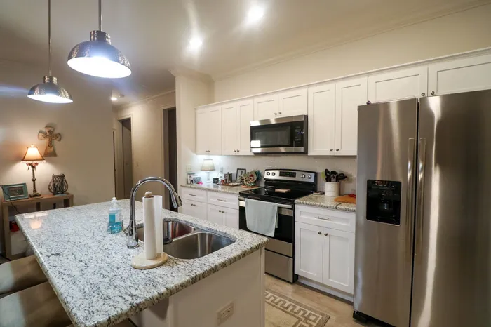 Designer Kitchen Light Fixtures & Stainless Steel Appliances