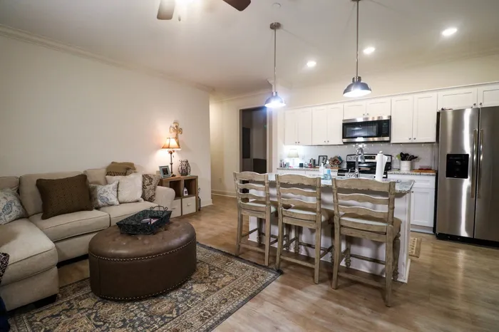 Open Concept Living/Kitchen Area