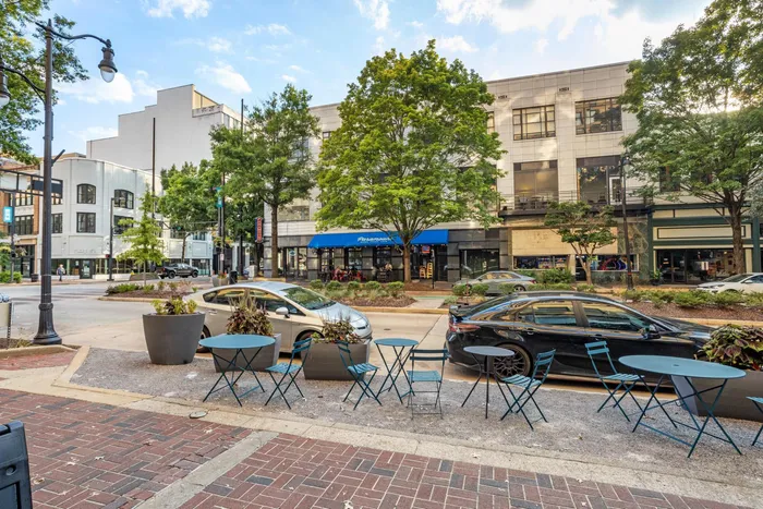 Street view from The Frank