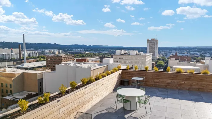 Cafe Seating With Skyline Views