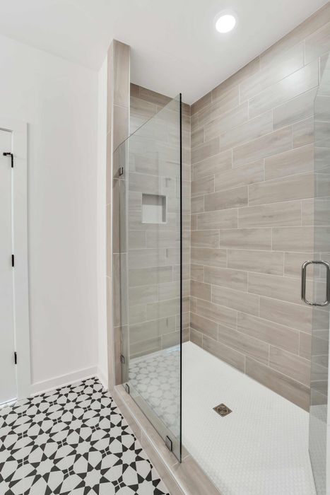 Tiled Walk-In Shower