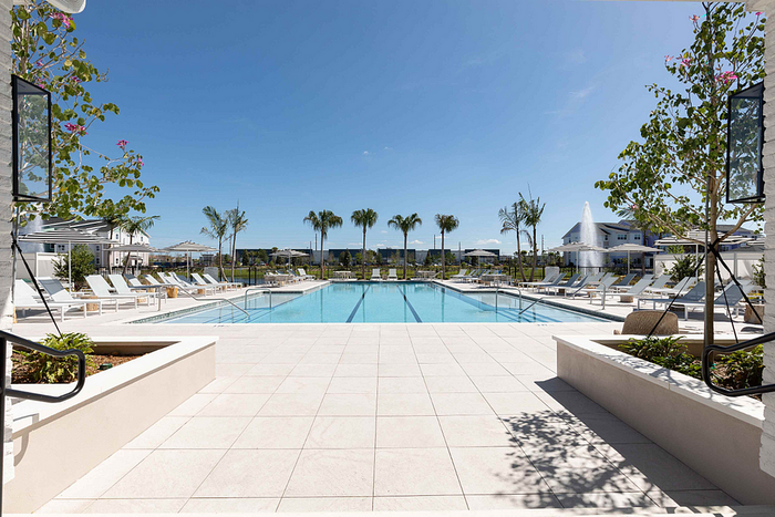 Photos of Lake Nona Concorde apartments in Orlando, FL showcasing modern interiors, luxury amenities, and community spaces