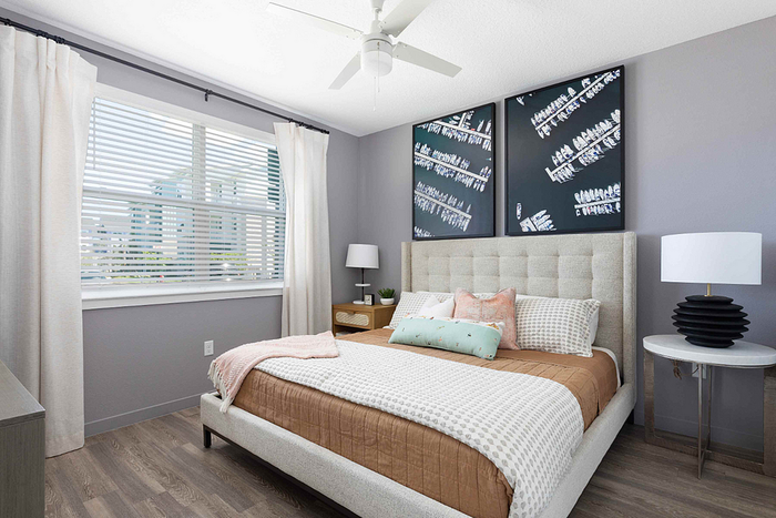 Photos of Lake Nona Concorde apartments in Orlando, FL showcasing modern interiors, luxury amenities, and community spaces