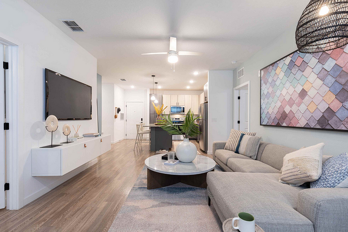 Photos of Lake Nona Concorde apartments in Orlando, FL showcasing modern interiors, luxury amenities, and community spaces