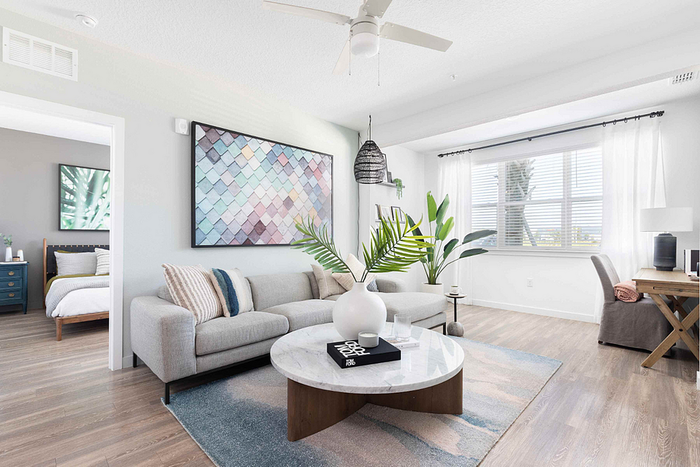 Photos of Lake Nona Concorde apartments in Orlando, FL showcasing modern interiors, luxury amenities, and community spaces