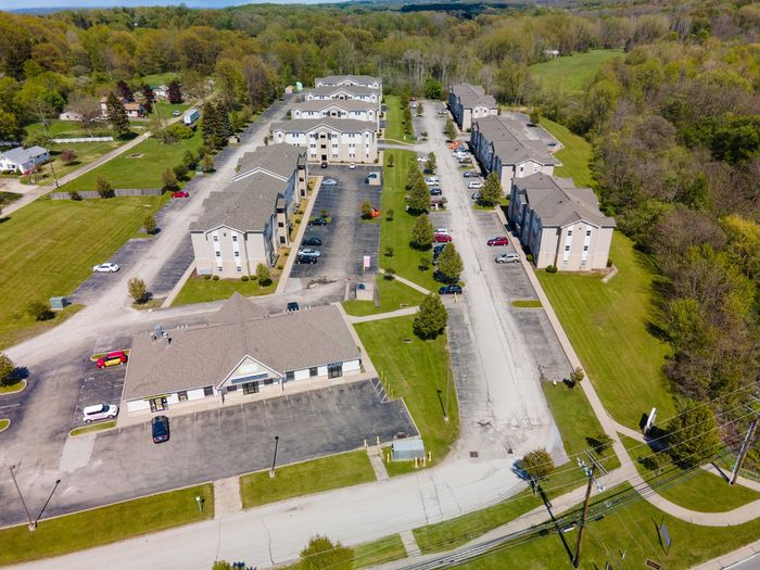 Aerial view of University Gate | Erie, PA Apartments