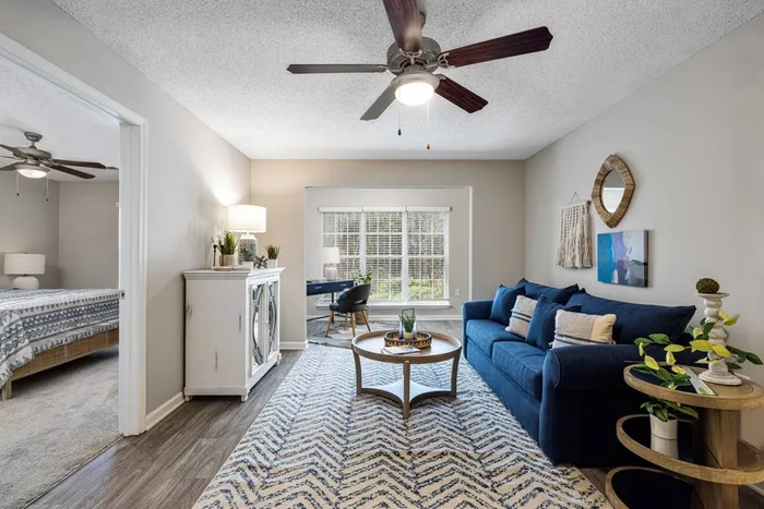 Furnished apartment living room