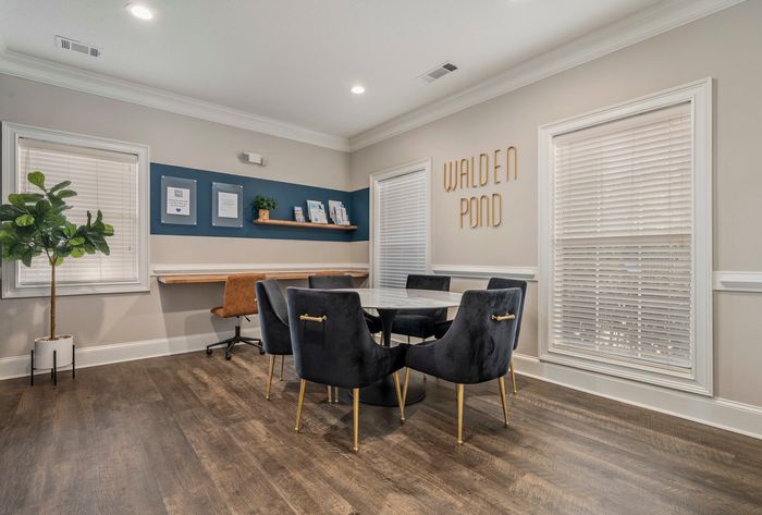 room with dining table and chairs