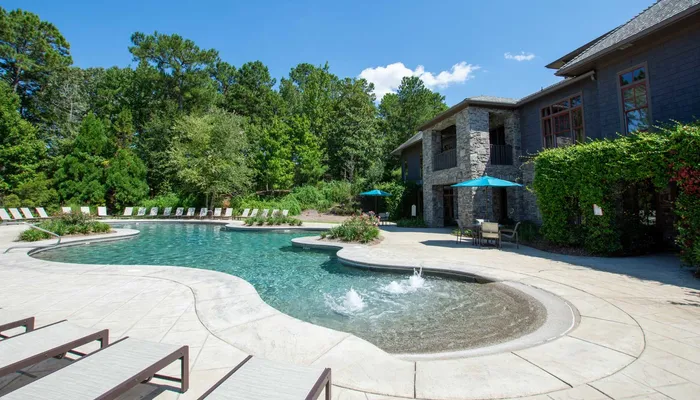 exterior pool on sunny day