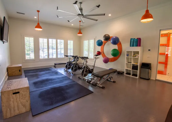furnished fitness center