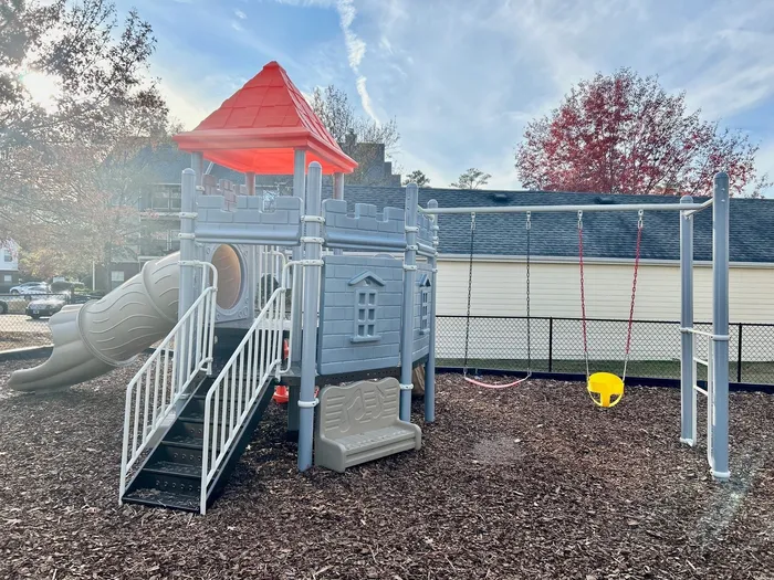 Playground on a sunny day