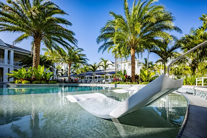 Relaxing Pool Loungers
