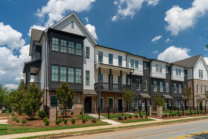Exterior of community on a sunny day