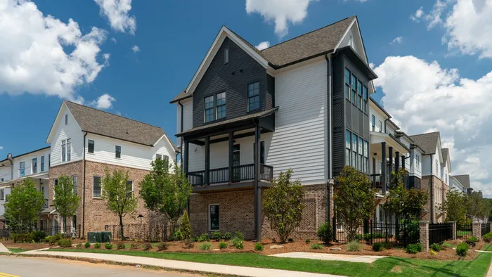 Exterior of community on a sunny day