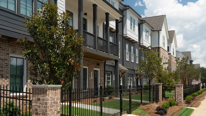 Exterior of community on a sunny day