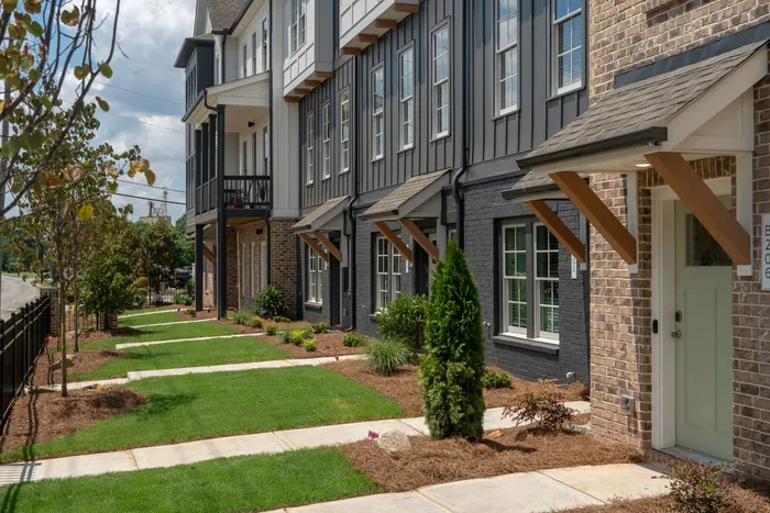 Exterior of community on a sunny day