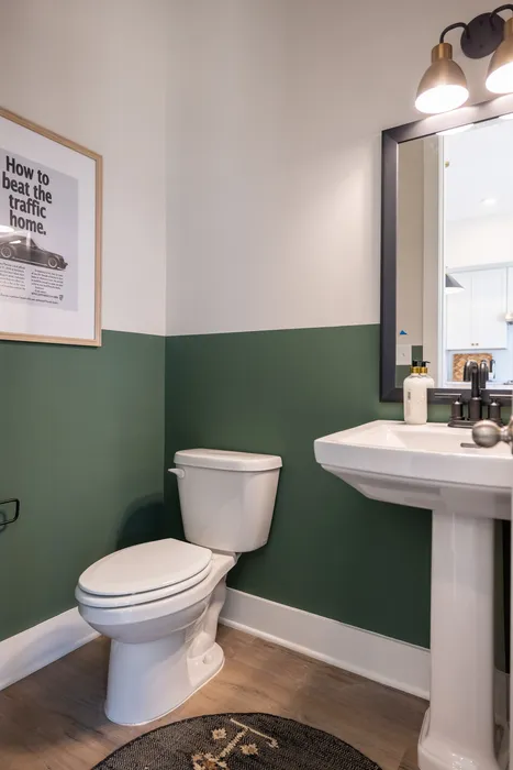 Furnished bathroom with vanity