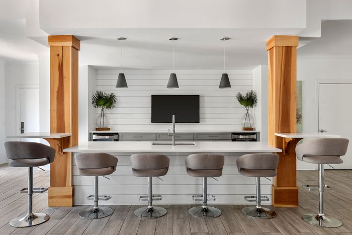 clubhouse entertaining kitchen