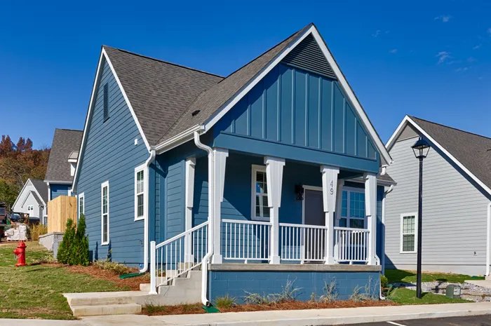 Exterior of home on a sunny day