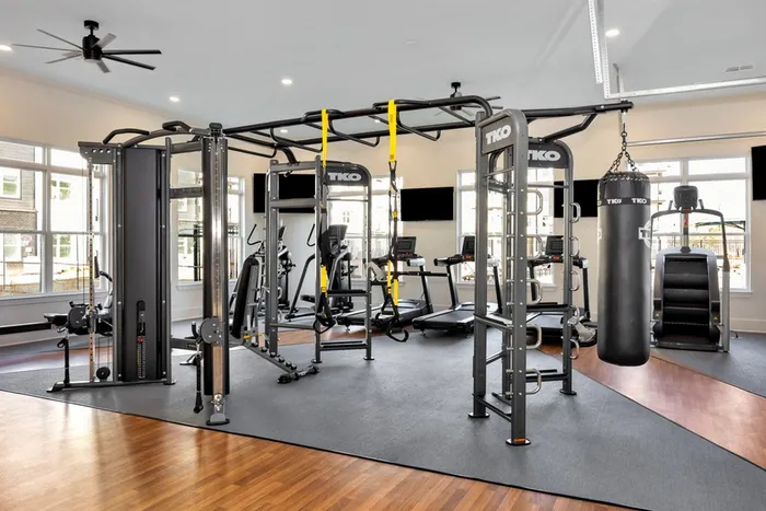 Dog-Friendly Apartments in Athen - Gateway Village - Fitness Center with Punching Bag, Stairmaster, Cross Fit, and Treadmills