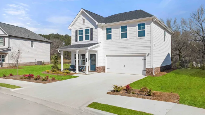 home exterior with 2 car garage