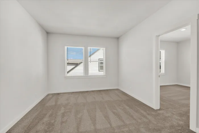 unfurnished living area