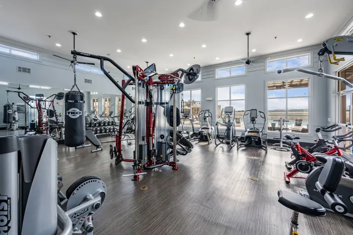 Fitness Center with Gym Equipment