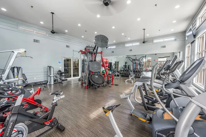 Fitness Center with Gym Equipment