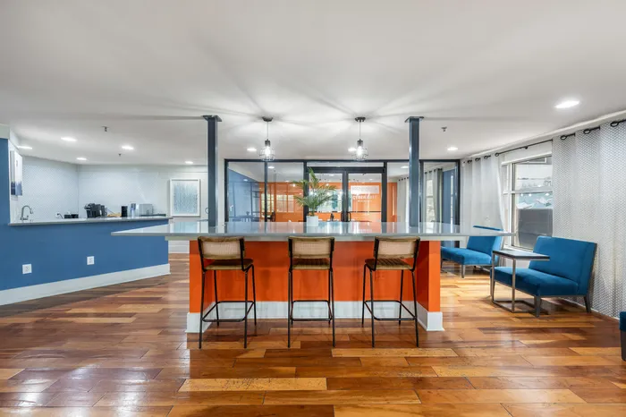 Community Clubroom with Seating Areas