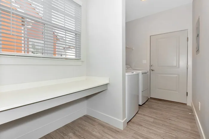 Laundry room with built in