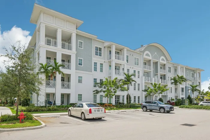 Exteior of apartment building